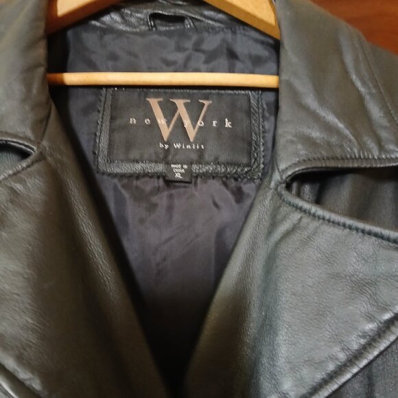 Leather Trench Coat - Picture 1 of 3